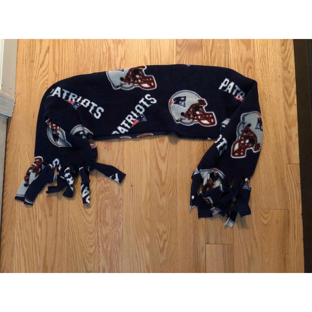New England Patriots Scarf Blue with Helmet Logo NFL‎